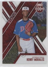 2017 Panini Elite Extra Edition Status Red Die-Cut 74/99 Henry Morales #171 2a9