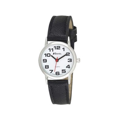 Ravel R0105 Big Numbers Analog Quarz Uhr für Herren und Damen