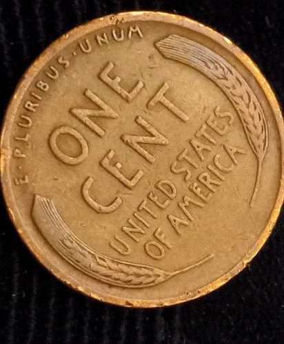 1918 P  Lincoln Wheat Cent ,Rotated Reverse Die Error VF, BN ,