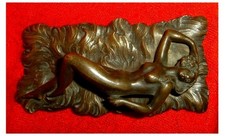 Statua bronzo liberty miniatura di donna nuda Austria - Autentica -