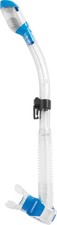 Cressi Supernova Dry Snorkels, Clear/Blue One Size, D 