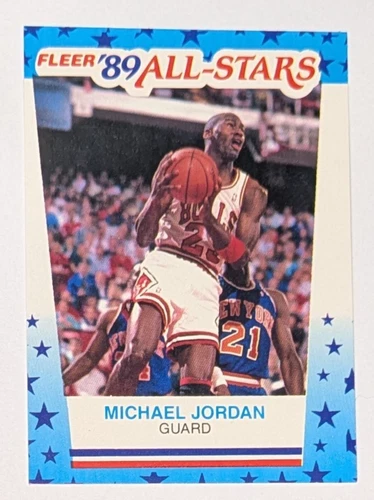 1989-90 Fleer - All-Stars Stickers Michael Jordan #3