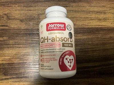 Jarrow Formulas Ubiquinol QH-Absorb Softgels, 100mg, 120 Ct., Exp. 02/2027