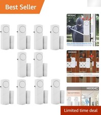 Personal Security Window  Door Alarm System  10 Pack - Easy Installation