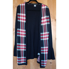 VENUS Long Sweater Women's Medium Open Cardigan Preppy Collegiate Professional