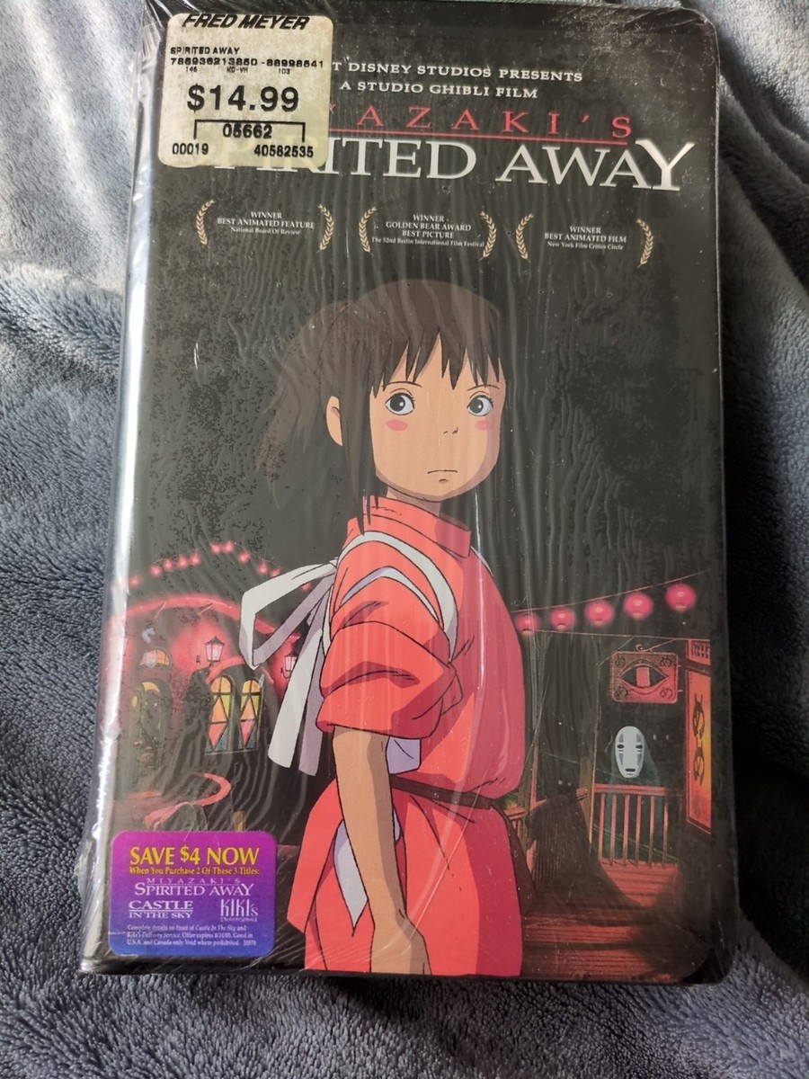 【中古】 Spirited Away Spirited Away (VHS, 2003, Widescreen) for sale online | eBay