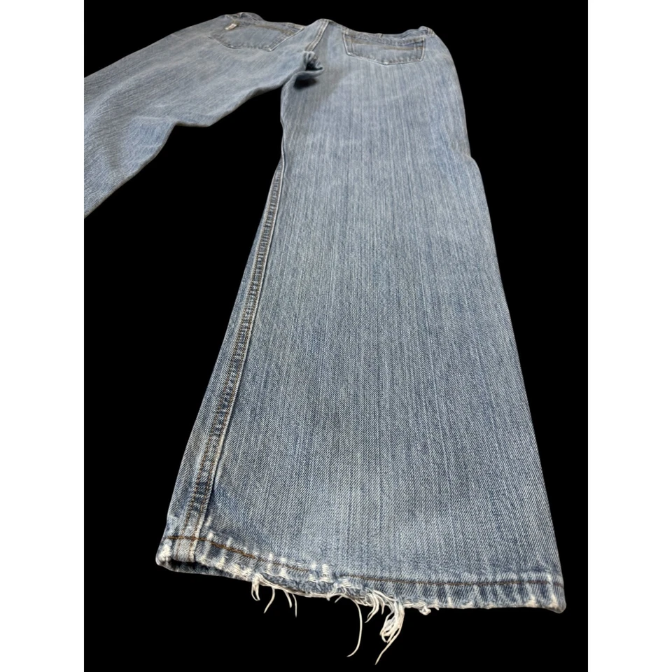 Cinch Vintage Jeans Men's 35x34 Blue Medium Wash Straight Leg Cowboy Denim B9 - Image 3 of 4