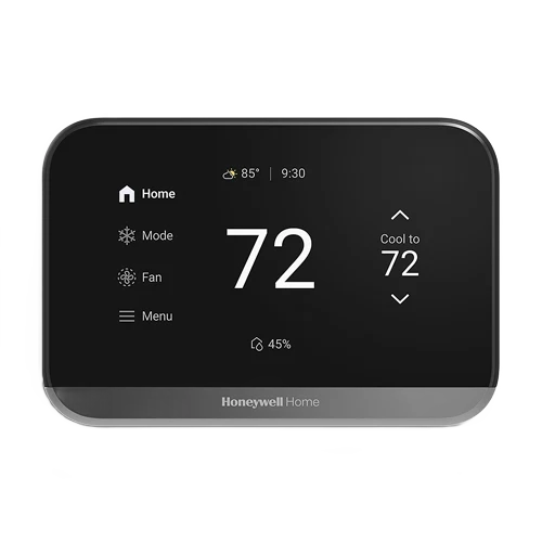 Honeywell THX1000B2 ElitePRO S1000 Smart Thermostat, 4.3” Touchscreen In Black (