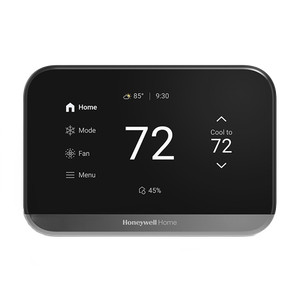 Honeywell THX1000B2 ElitePRO S1000 Smart Thermostat, 4.3” Touchscreen In Black (