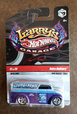 2009 Hot Wheels DAIRY DELIVERY LARRY'S GARAGE Silver & Purple #12/20 1:64 RR 5SP