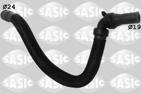 KÜHlerschlauch Wasserschlauch Mitte Links FÜR Renault - Sasic 3404076