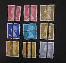 GB GREAT BRITAIN Post Office Machin Training Stamp Lot Mint MNH Unposted T16845