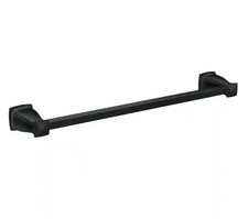 Moen Hensley 18" Towel Bar Matte Black MY3518BL Wall Mount Bathroom Rack Modern