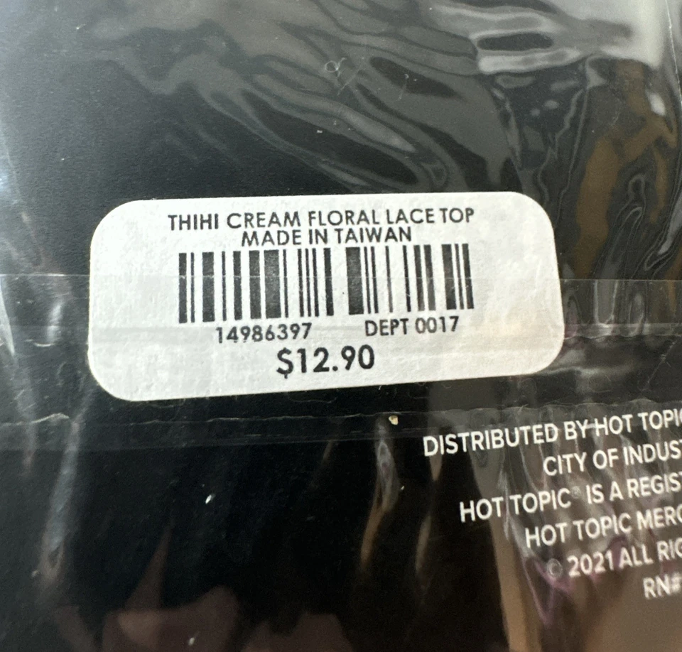 Medias altas hasta el muslo Hot Topic NUEVAS flores encaje Foto 3 de 3