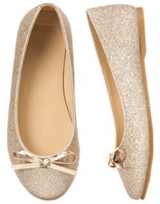 NWT Gymboree Cosmic Club Gold Flats 10,11,13,1,2 Girls