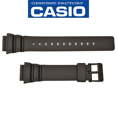 Genuine CASIO G-SHOCK Watch Band Strap MRW200H MRW-200H 18mm Black Rubber
