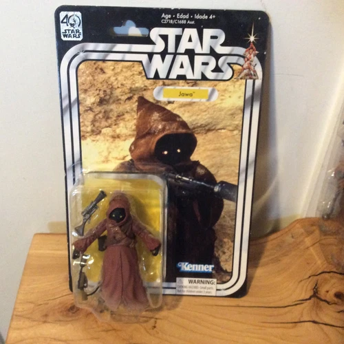Star Wars Black Series Jawa Carded 40th Anniversary Kenner Action Figure