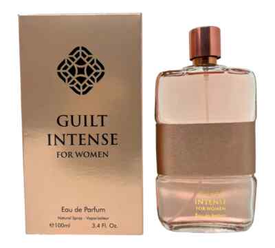 GUILT INTENSE Eau De Parfum For Women By Euro Collection 3.4 FL OZ / 100 ML