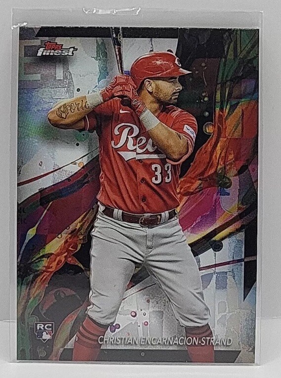 2024 Topps Finest Christian Encarnacion-Strand Refractor Rookie RC #4 Reds