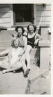 WOMEN IN SUMMER Vintage ANTIQUE FOUND PHOTO Snapshot BLACK AND WHITE 49 LA 83 X