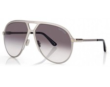 New Tom Ford Sunglasses Silver FT TF 1060 16B Xaviar 02 TF1060 64mm