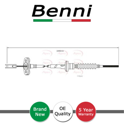 Clutch Cable Benni Fits Daewoo Matiz 1998-2005 0.8 1.0 96243498