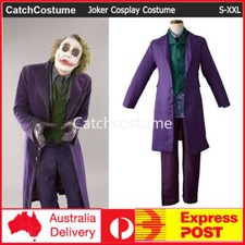 Batman The Dark Knight Joker Costume Christmas Party Fancy Dress Cosplay Outfits