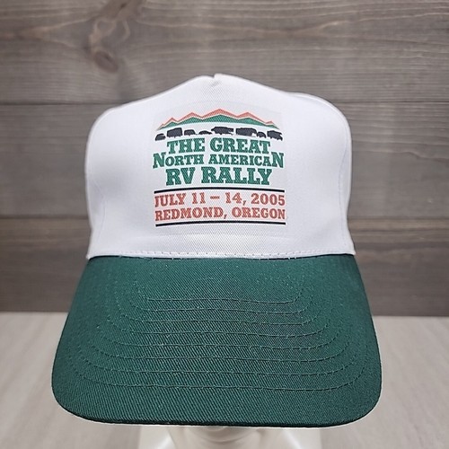 Great North American RV Rally Hat Cap Redmond Oregon 2005 Strap Back Baseball - Picture 9 of 13