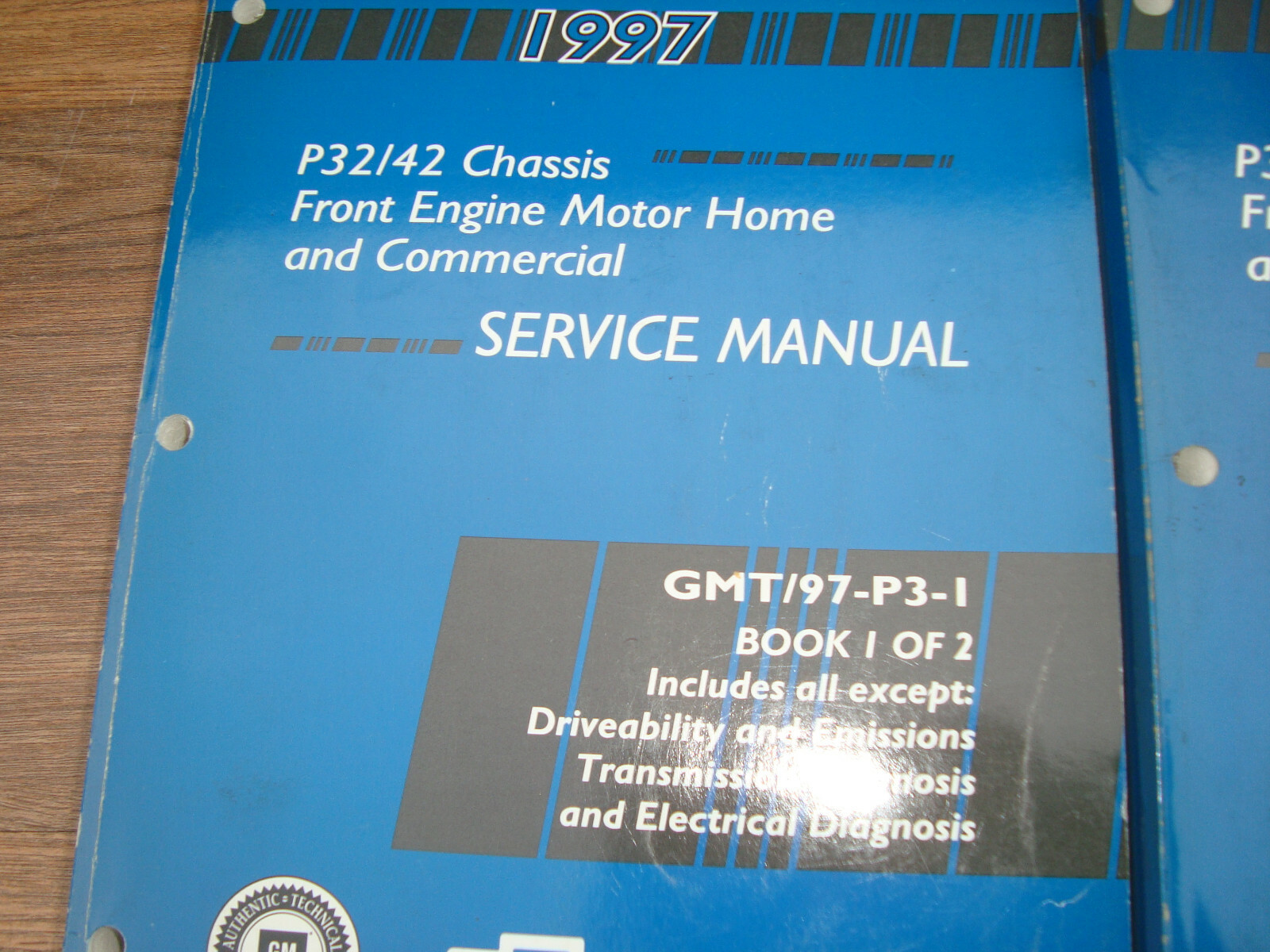 GM Chevrolet GMC 1997 P32 P42 Chassis Front Motorhome Service Manual 1