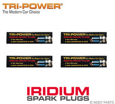 IRIDIUM SPARK PLUGS - for Kia Rio 1.4L UB (G4FA) TRI-POWER