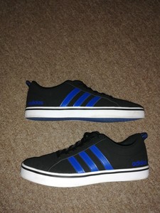 adidas pace vs nubuck mens trainers blue