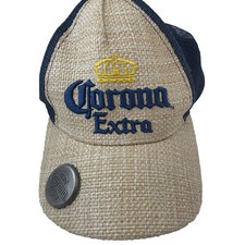 Corona Tweed Front Baseball Cap Hat Adjustable Snapback Beer cap Opener on front