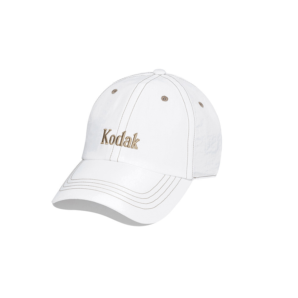 NEW KODAK APPAREL Nylon Logo Camp Cap K4143LCP34IVR IVORY SM