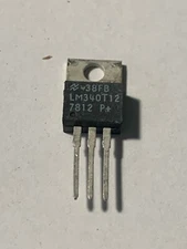  LM340T12 (7812) Positive 12 volts at 1 Amp Voltage Regulator