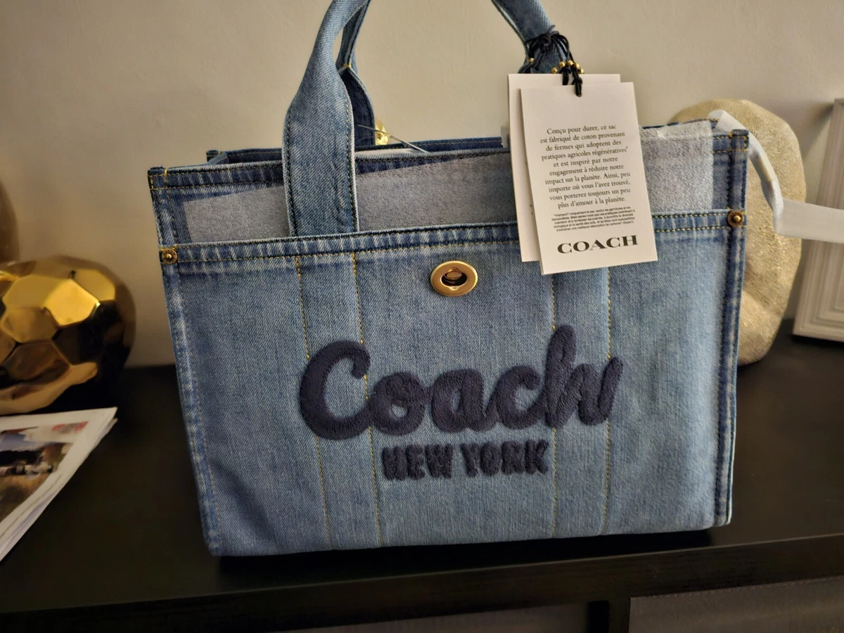 Coach Denim Exterior Tote Bags & Handbags for Women for sale | eBay