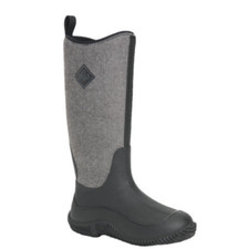 Muck Ladies Hale Black With Fuzzy Herringbone Waterproof Boots HAW-1HB