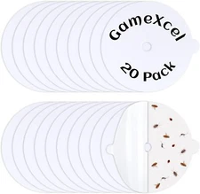 20Pack Disposable Flea Trap Sticky Discs Refill Fits Most Dome Flea Bed Bug Trap