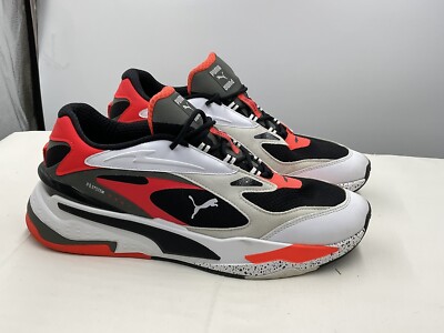 Puma RS-Fast Men Size 10.5 White/Black/Red Blast: 368783-02  display picture 3