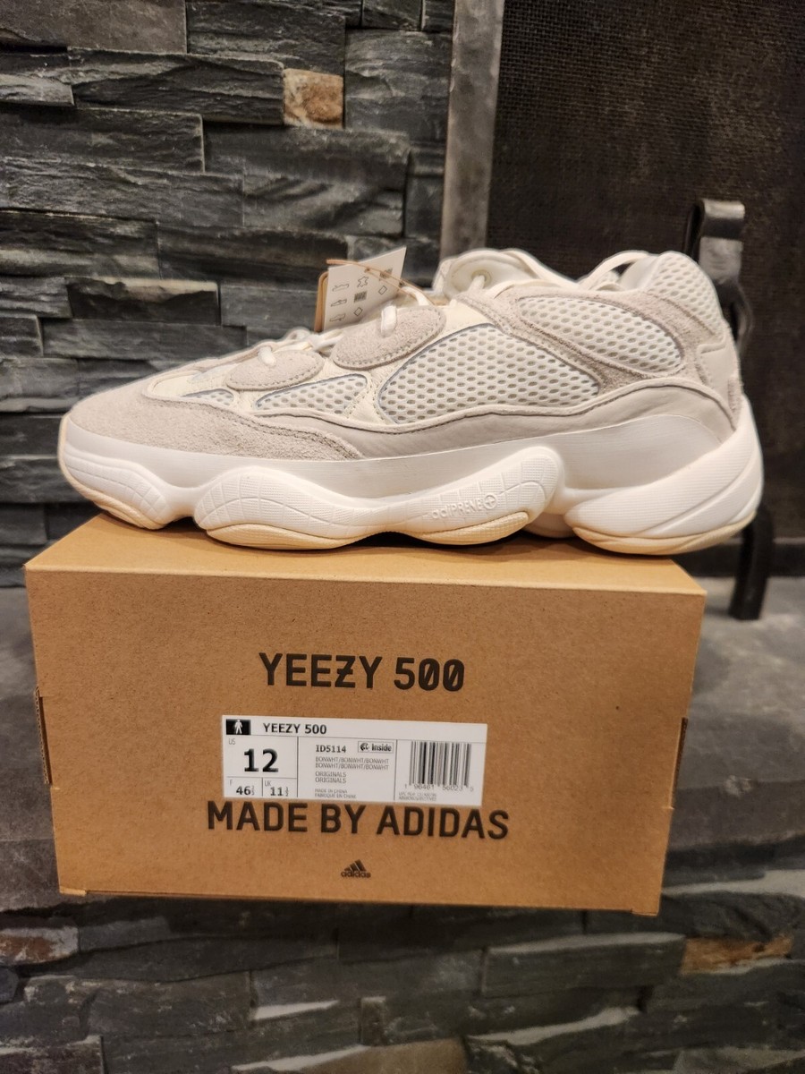 Adidas Yeezy 500 Bone White Size 12 DEADSTOCK