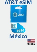 Mexico Travel eSIM BY AT T 13 days UNLIMITED SMS,CALLS AND 2GB DATA,