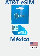 Mexico Travel eSIM  BY AT&T  13 days  UNLIMITED SMS,CALLS AND 2GB DATA,