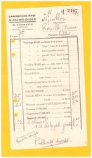 USSEL (19) PHARMACEUTICAL LABORATORY "RABI & CALMO-DIGER / R. VASSEUX" in 1939