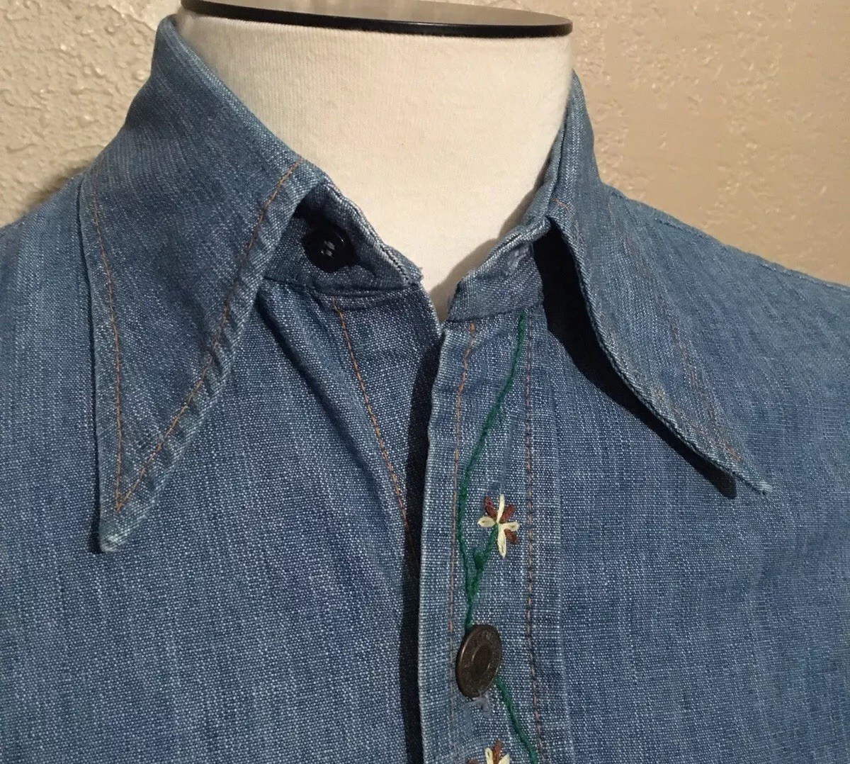 VTG Levis Mens Medium Orange Tab Big E Embroidered Music VTG Levis Mens Medium Orange Tab Big E Embroidered Music