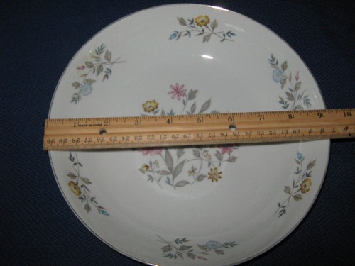 Cuenco de pasta vegetal Blossom Time Flair porcelana fina 8145 hecho en Japón 9 pulgadas - Imagen 5 de 5