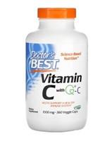 Doctor's Best Vitamin C Mit Q-C, 1.000 Mg, 360 Vegetarische Kapseln
