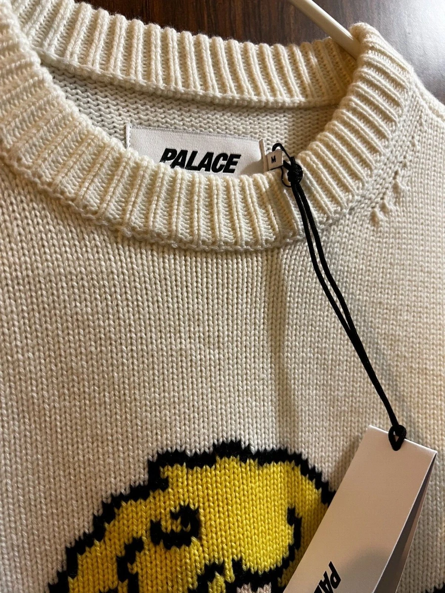 palace temptation knit cream Mサイズ-