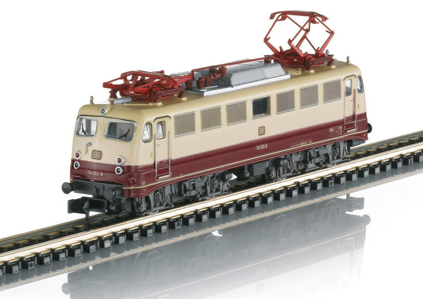Trix / Minitrix 16265 Elektrolokomotive Br 114 502 Db Ep.Iv Dcc Sound Spur N Neu-image