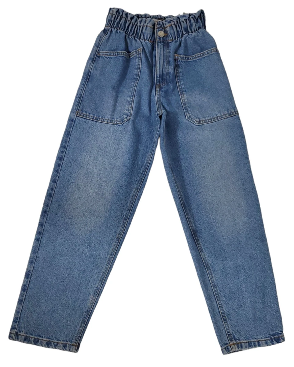 Zara elastic jeans hot sale