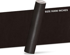 Black Brown 16 x 90" Leather Repair Tape Self Adhesive Furniture Sofa Car Seats