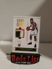 2017-18 Panini National Treasures Game Gear Prime #GG-30 Jabari Parker Bucks